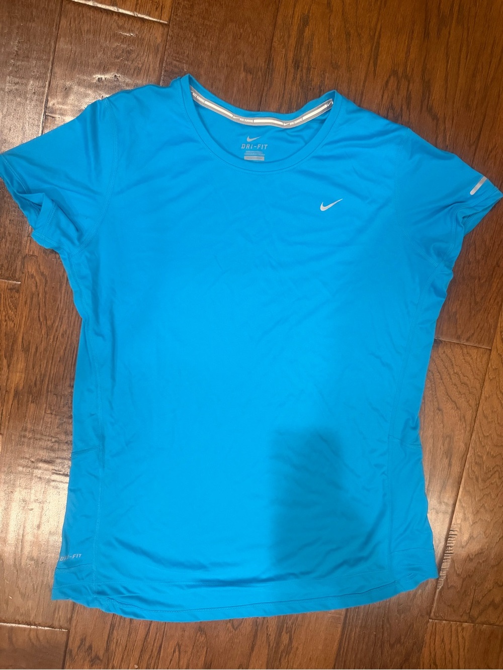 Nike Women's Dri-FIT Short Sleeve Top - Bright Turquoise Blue